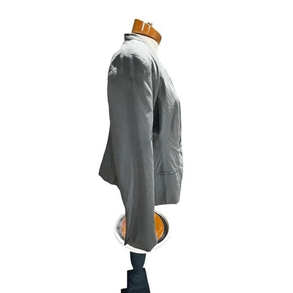Simply Vera Vera Wang Single Button Blazer Jacket Long Sleeve Size XXL Gray - Picture 3 of 12